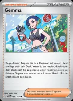 Gemma card in German