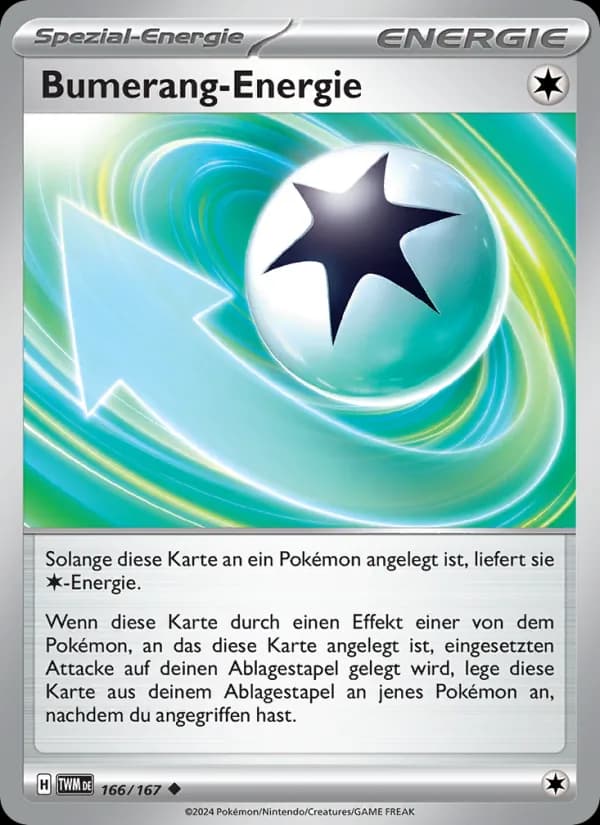 Bumerang-Energie card in German