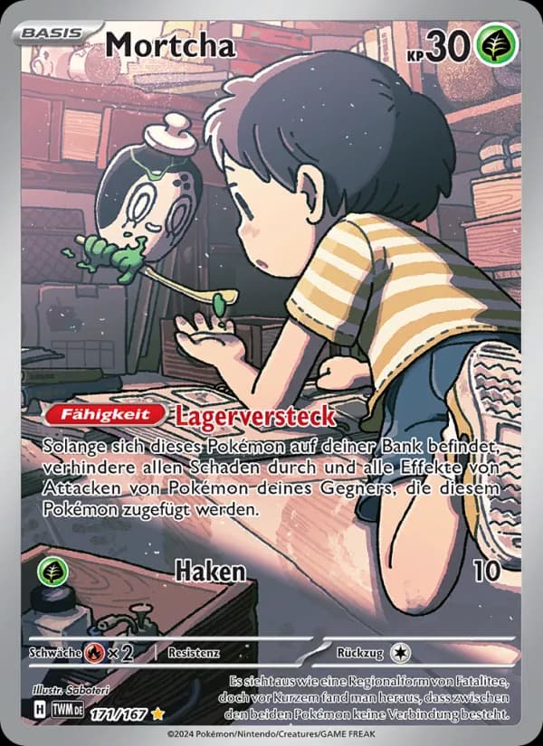 Mortcha card in German