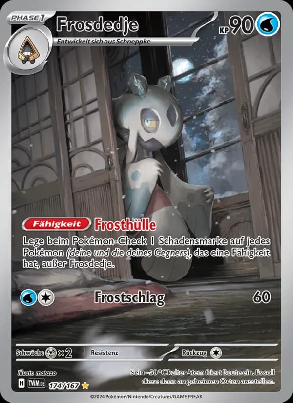 Frosdedje card in German