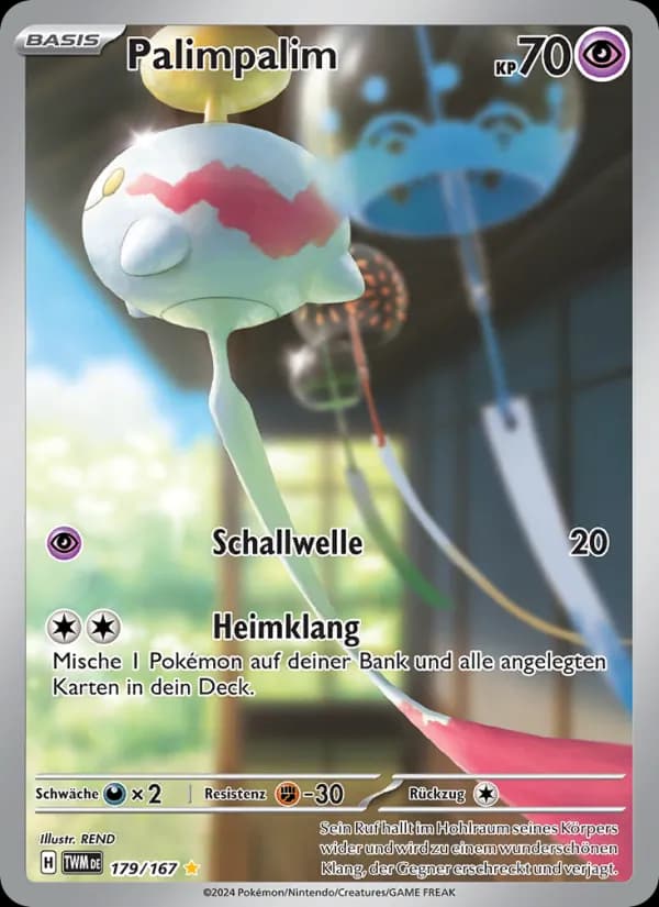 Palimpalim card in German