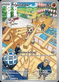 Praktibalk card in German