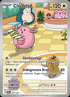 Chaneira card in German