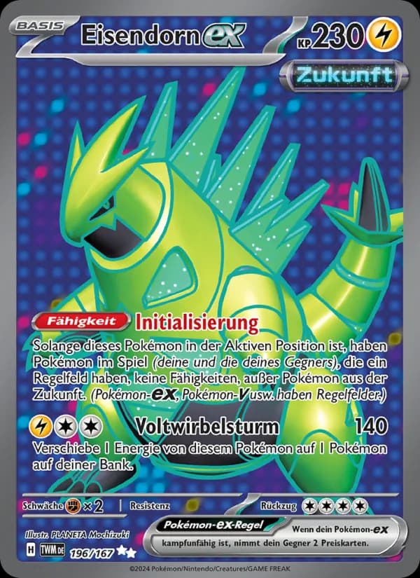 Eisendorn-ex card in German