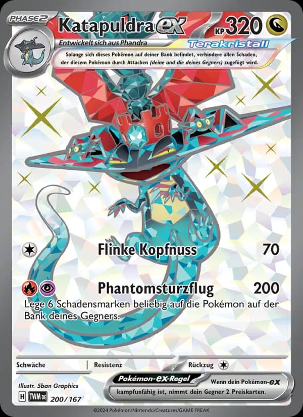 Katapuldra-ex card in German