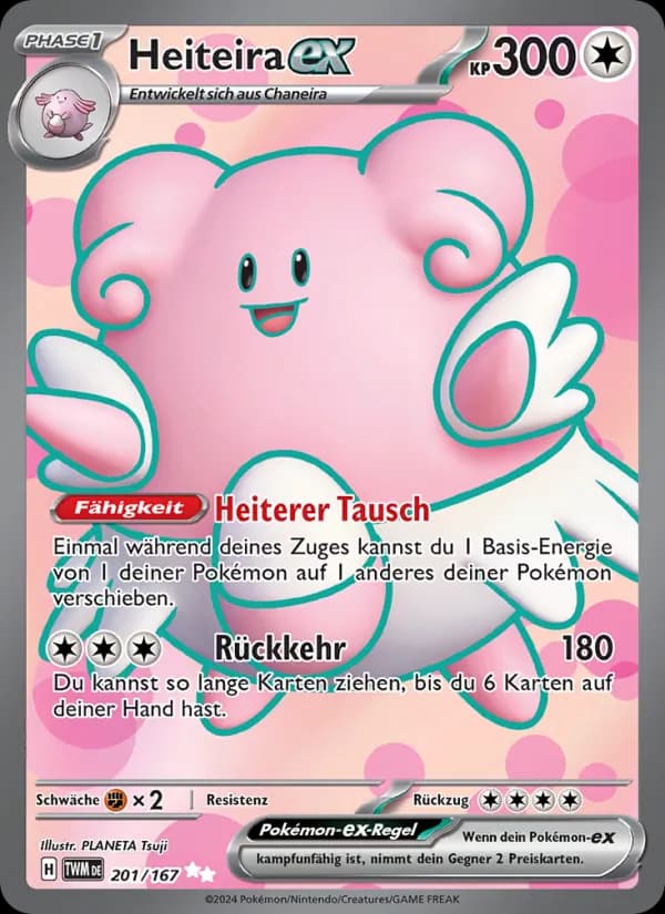 Heiteira-ex card in German