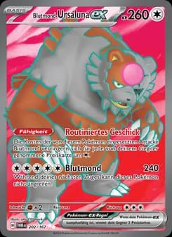 Blutmond-Ursaluna-ex card in German