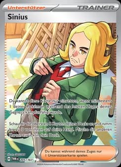 Sinius card in German