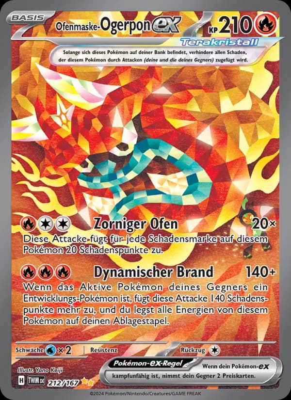 Ofenmaske-Ogerpon-ex card in German
