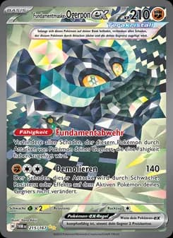 Fundamentmaske-Ogerpon-ex card in German