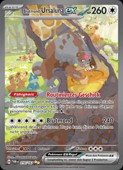 Blutmond-Ursaluna-ex card in German
