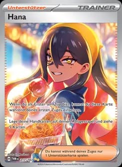 Hana card in German