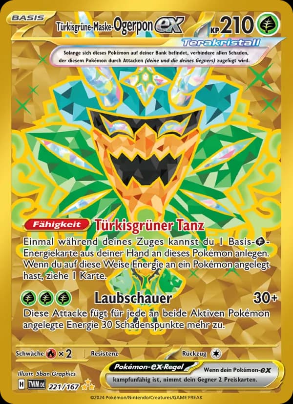 Türkisgrüne-Maske-Ogerpon-ex card in German
