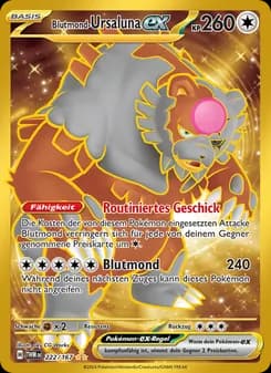 Blutmond-Ursaluna-ex card in German