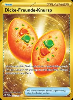 Dicke-Freunde-Knursp card in German
