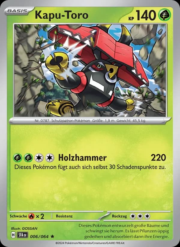Kapu-Toro card in German