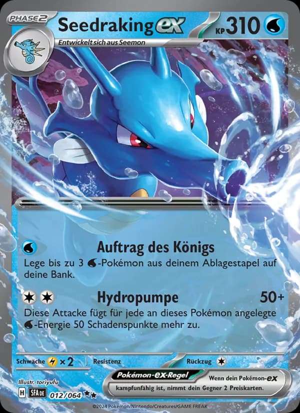 Seedraking-ex card in German