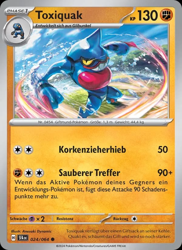 Toxiquak card in German