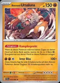 Blutmond-Ursaluna card in German