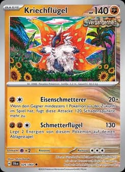 Kriechflügel card in German