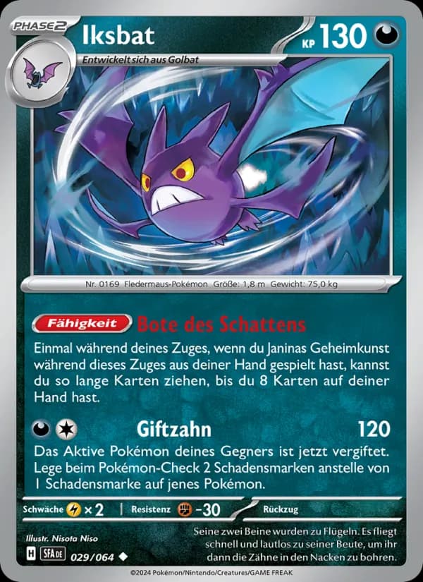 Iksbat card in German