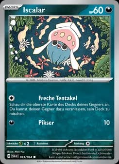 Iscalar card in German