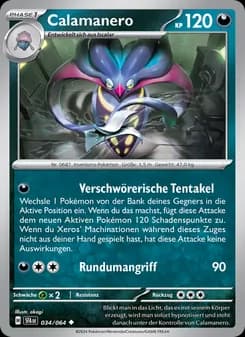 Calamanero card in German