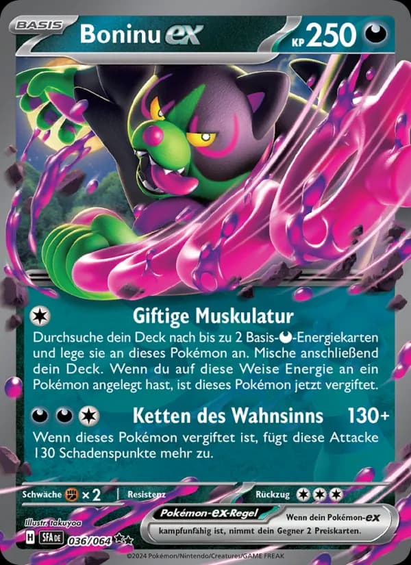 Boninu-ex card in German