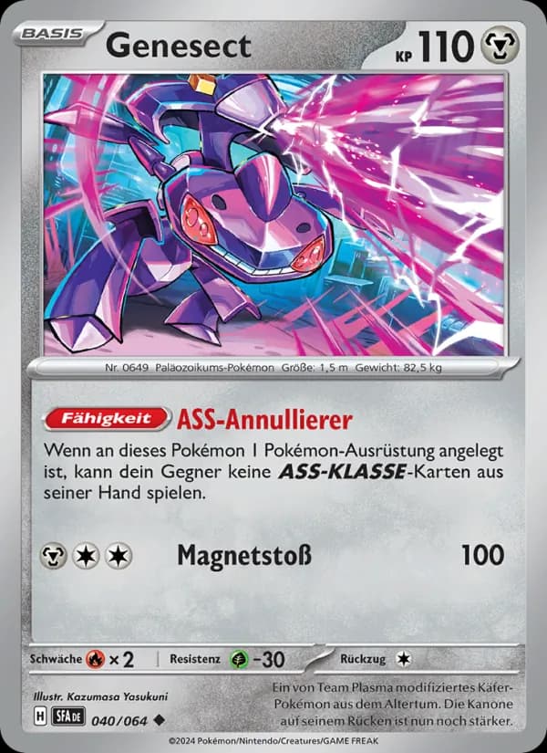 Genesect card in German