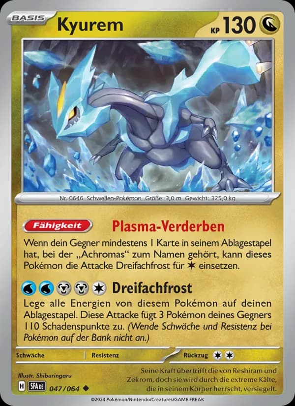 Kyurem card in German