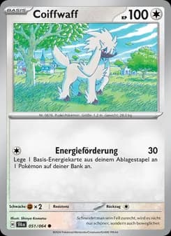 Coiffwaff card in German