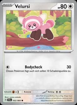 Velursi card in German