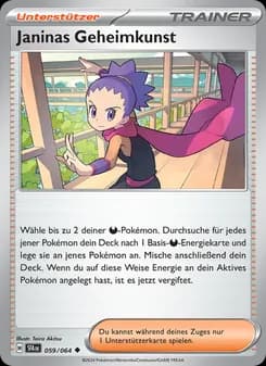 Janinas Geheimkunst card in German