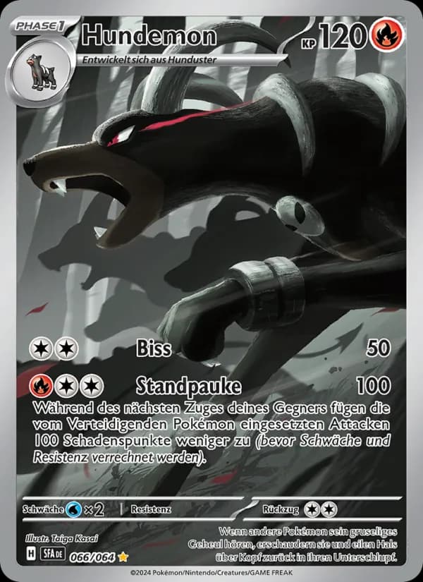 Hundemon card in German
