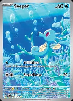 Seeper card in German