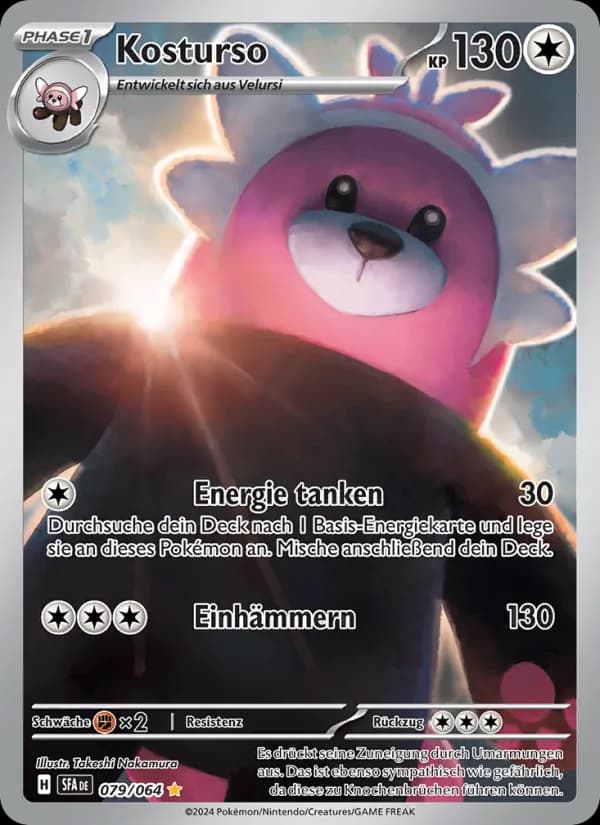 Kosturso card in German