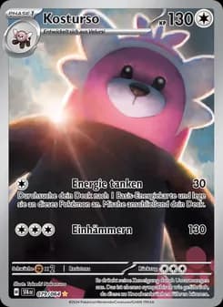 Kosturso card in German