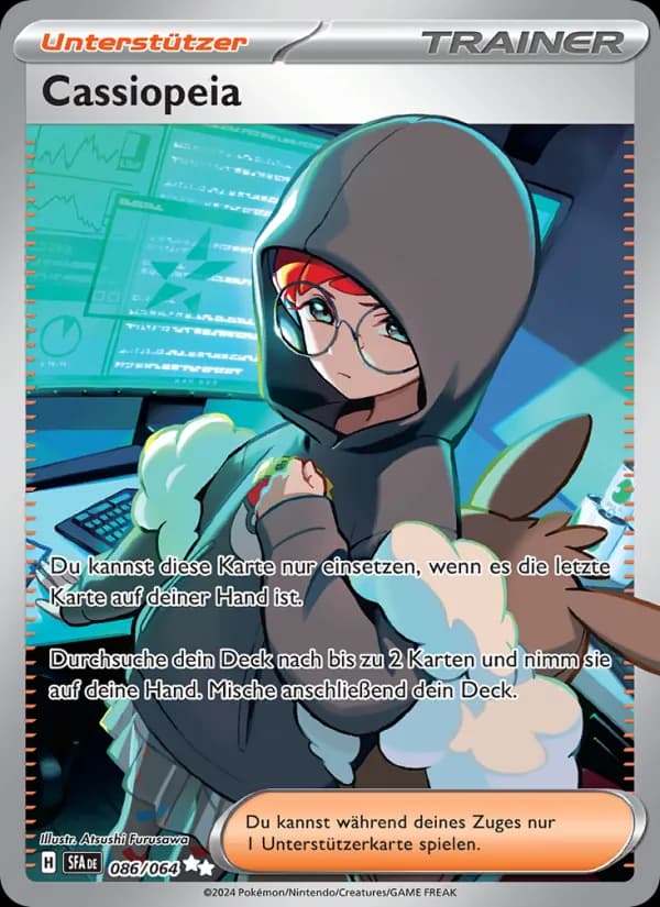 Cassiopeia card in German
