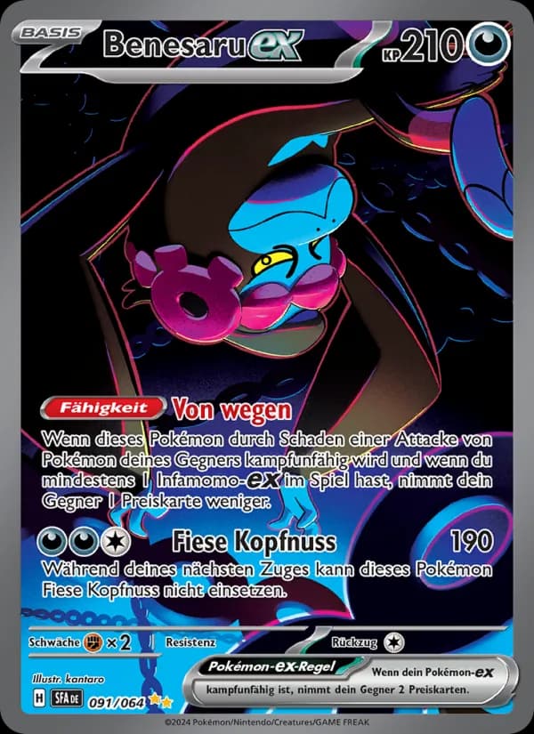 Benesaru-ex card in German
