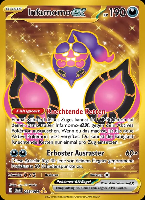 Infamomo-ex card in German