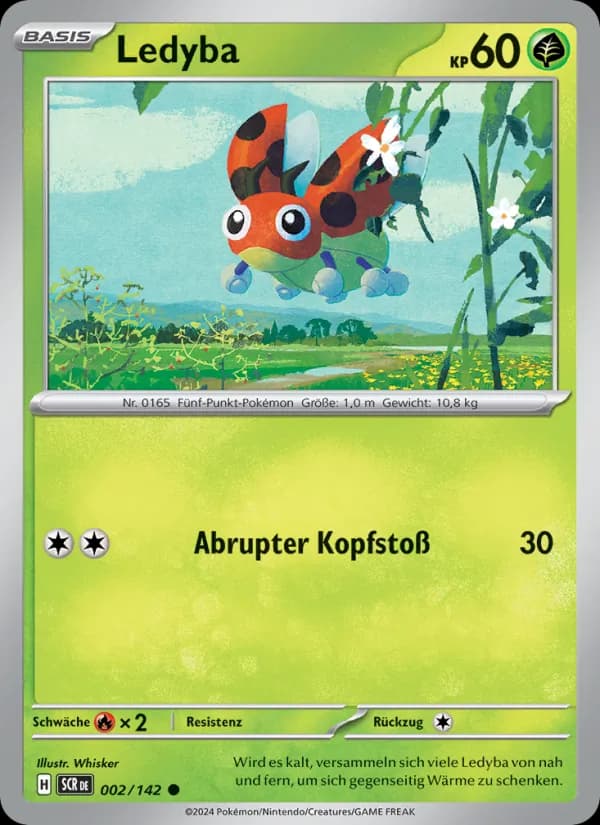 Ledyba card in German