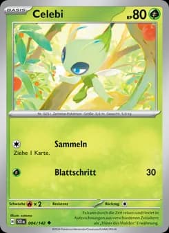 Celebi card in German