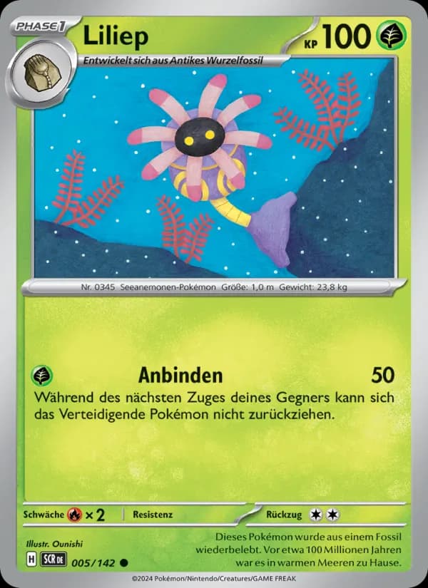 Liliep card in German