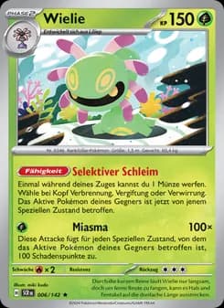 Wielie card in German