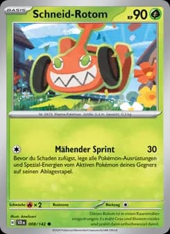 Schneid-Rotom card in German