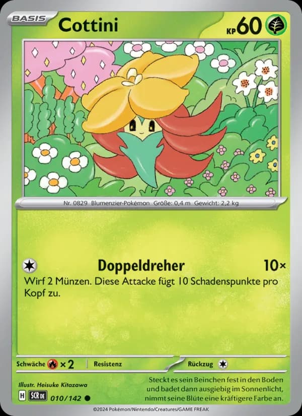 Cottini card in German