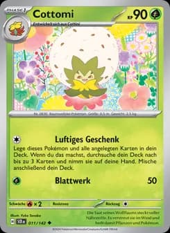 Cottomi card in German