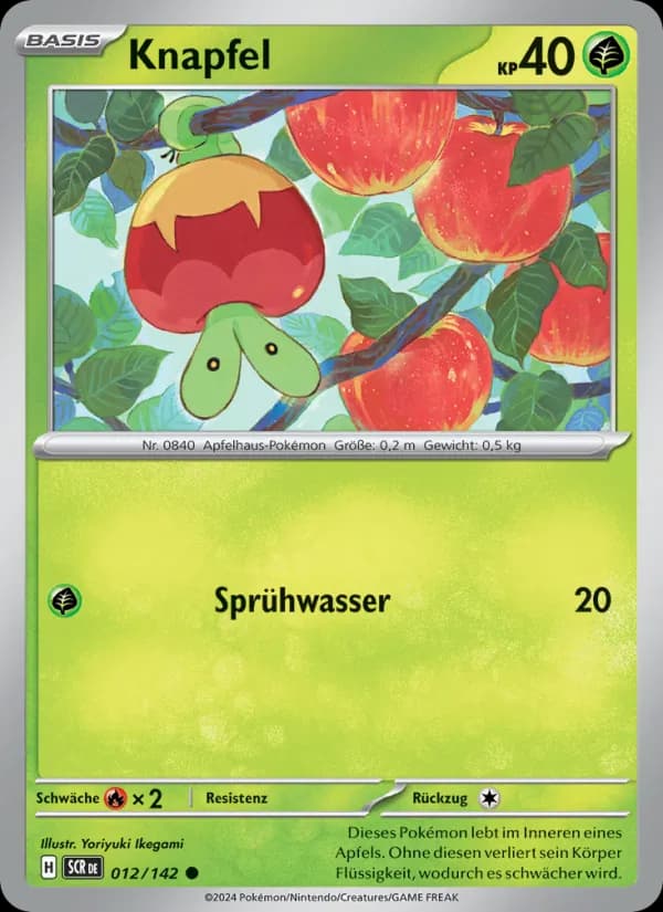 Knapfel card in German