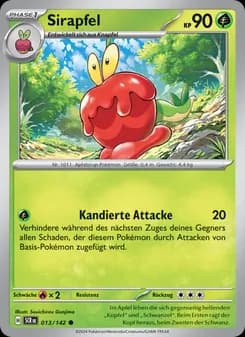 Sirapfel card in German