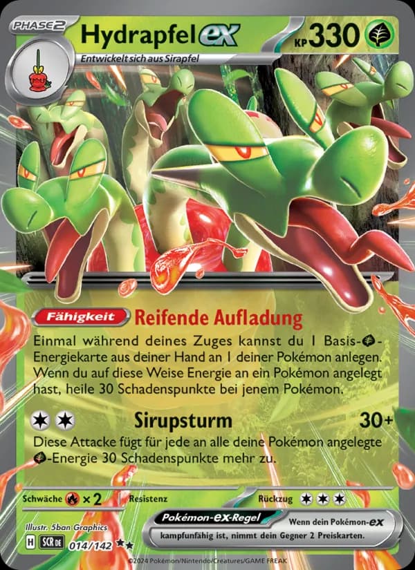 Hydrapfel-ex card in German